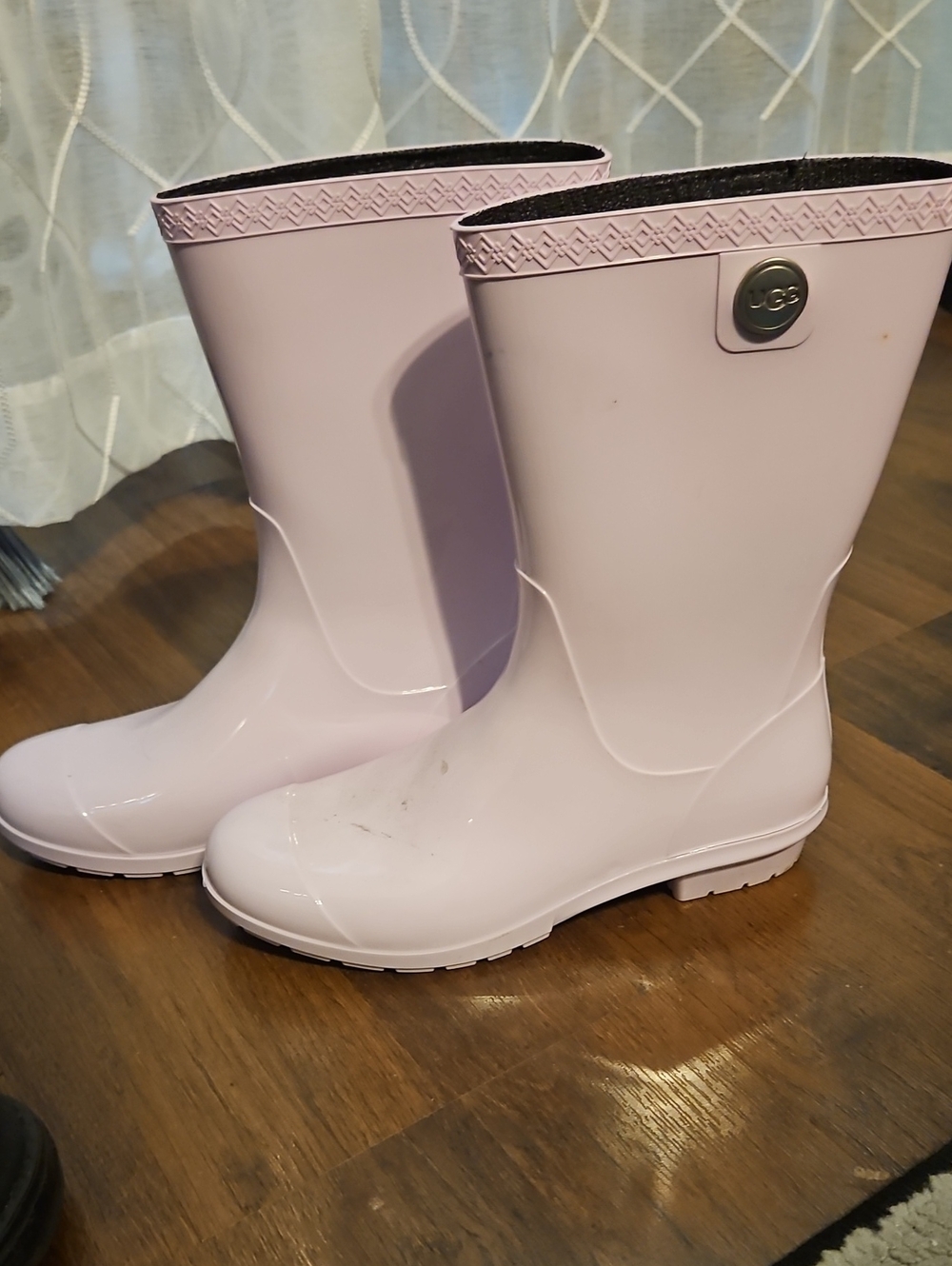 UGG Women’s Pastel Pink Waterproof Rain Boots